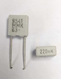 Kondensator 220nK 63V  Polyester MMK9541