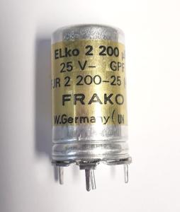 Kondensator 2200uF 25V