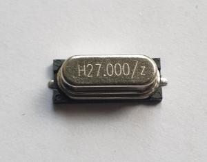 Kristall 27,000Mhz , HC49_4H_SMD 16/16C1