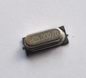 Kristall 25,000Mhz , HC49_4H_SMD 16/16C1