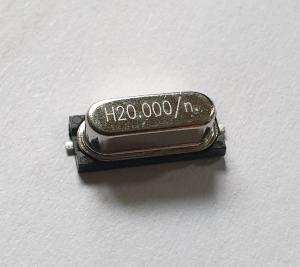 Kristall 20,000Mhz , HC49_4H_SMD PF11