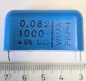Kondensator 0,082 1000V 5% Polyester 