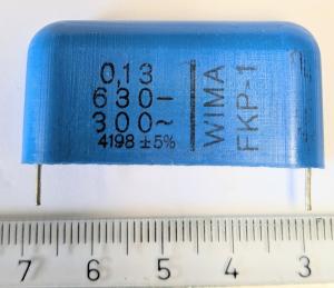 Kondensator 0,13 630V 5% Polyester