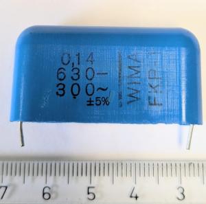 Kondensator 0,14 630V 5% Polyester
