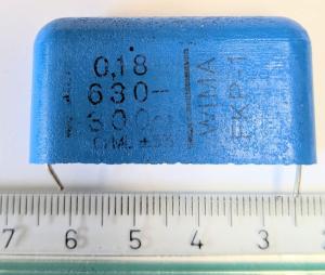 Kondensator 0,18 630V 5% Polyester