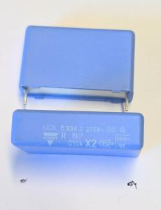 Kondensator 0,68uF 2X 250V Polyester