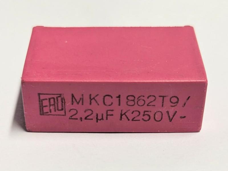 Kondensator 2,2uF 250V MKC1862T9 Polyester 