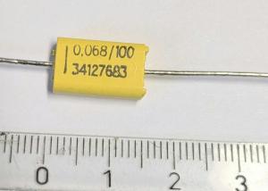 Kondensator 0,068uF 100V 10%  Polyester