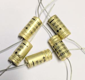 Kondensator 220uF 16v Axiell Elektrolyt ( 5st )