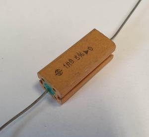 Motstånd trådlindat keramiskt fodral 1,8 Ohm 5W 5%