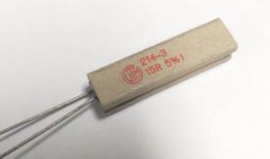 Motstånd trådlindat keramiskt fodral 15 Ohm 5% VTM  9W 214-3
