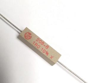 Motstånd trådlindat keramiskt fodral 1,0 Ohm 10% X  5W WTM
