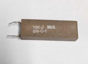 Motstånd trådlindat keramiskt fodral; 15 Kohm 9W 