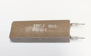 Motstånd trådlindat keramiskt fodral; 18 Kohm 9W