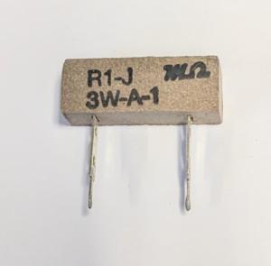 Motstånd trådlindat keramiskt fodral; 0,1 Ohm 3W 