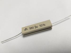 Motstånd trådlindat keramiskt fodral; 560 Ohm 9W 10%