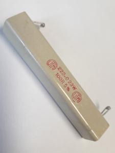 Motstånd trådlindat keramiskt fodral; 100 Ohm 23W 5%; VTM 214-0