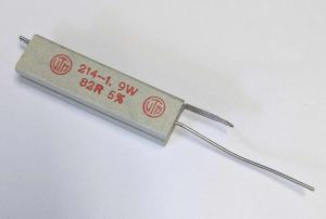 Motstånd trådlindat keramiskt fodral; 82 Ohm 9W 214-1 5%