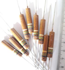 Motstånd 1 Mohm 2W 10%  10st