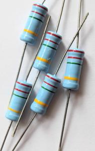 Motstånd 2,2 Mohm 1W 10% 5st