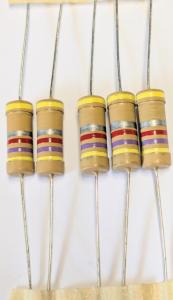 Motstånd 4,7 Kohm 2W  5st