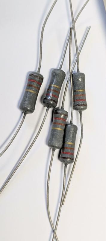 Motstånd 12 Kohm 2W 5% , 5st