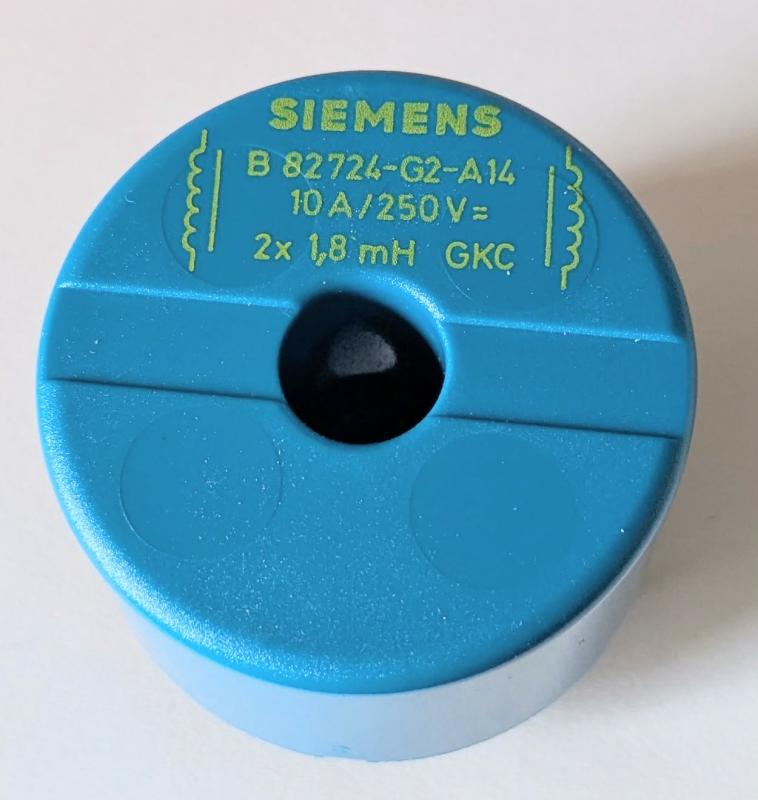 Drossel SIEMANS 10A / 250V = 2x1,8mH GKc