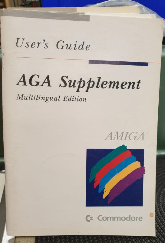 AGA supplement User guid Amiga Commodore