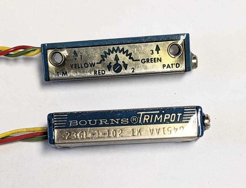 Trimpot 1k , 236L-1-102 Bourns NOS