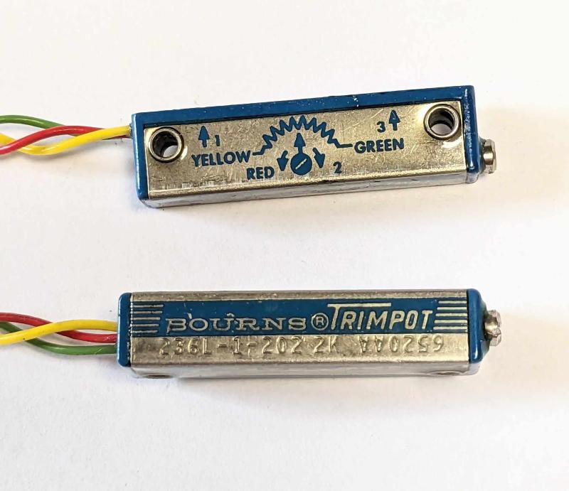 Trimpot 2 k , 236L-1-202 Bourns NOS