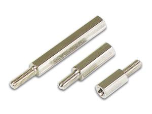 Distansskruv M3 10mm Han - Hon Metall 4st 
