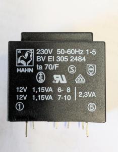 Transformator 220V Primär Sekundär 12V BVEI3052484 