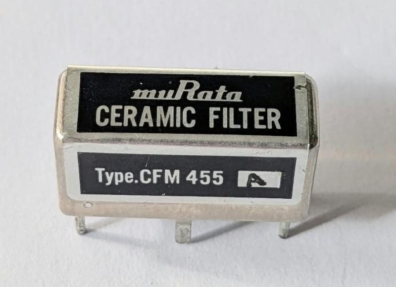 Filter Keramiskt CFM 455  Murata NOS
