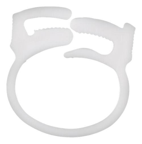 Kabelklämma Återförslutningsbar 6 Pack. 17,5 x 22 mm