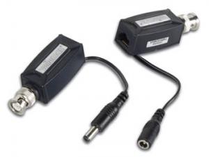 Video Balun UTP transmissionset med strömöverföring