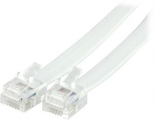 Modularkablage  2 x 6P6C,  2 Meter