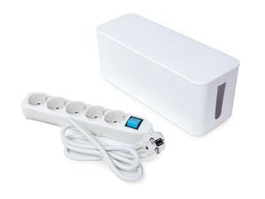 Grenuttag med kabelorganisatör 