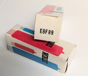 EBF89 R-F-T  NOS Double diode pentode noval sockel