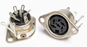 6 Polig Hon, DIN-kontakt Chassie Special