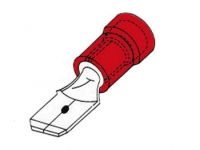 Flatstift 2.8mm, röd Han 10-pack