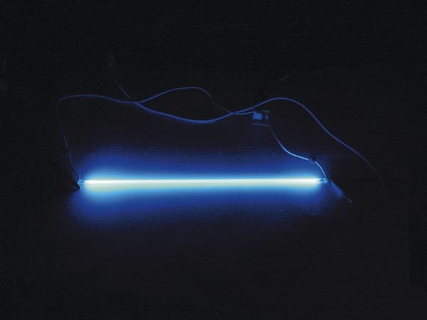 Fluorescerande glaslysrör, 300 mm Blå 