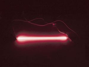 Fluorescerande glaslysrör, 300 mm Rosa 