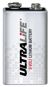 9V Batteri, Lithium, 10-år