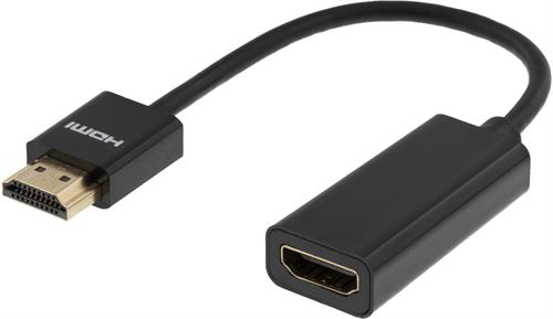 HDMI förlängning för svåråtkomliga utrymmen