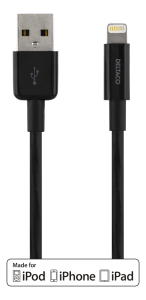 USB-synk-/laddarkabel till iPad, iPhone och iPod - Lightning