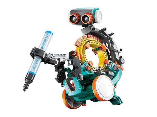 Kodrobot mekanisk, bygg 5 olika med denna byggsats, KSR19