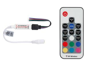 Mini enkanal RGB LED RF kontroll med RF- fjärrkontroll