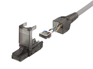 RJ45 kontaktdon verktygsfri Cat6