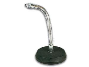 Mikrofonstativ med tyngd i, för bord + 30 cm svanhals