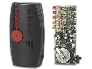 VU-meter i fickformat med låda . Velleman / Wadda